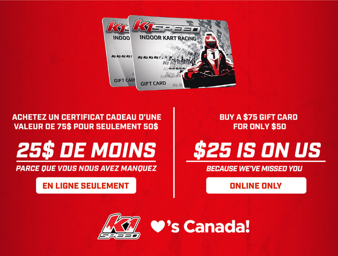 Buy a $75 Gift Card for Only $50…Because We Missed You!