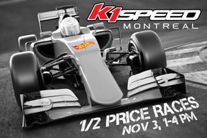 Racing at half price is possible thanks to K1 Speed!